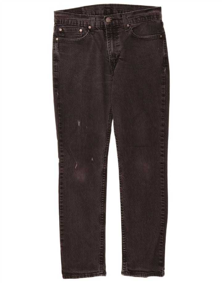 Levi's Jeans ajustados desgastados 511 para hombre W34 L32 Algodón negro