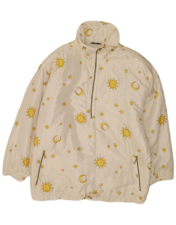 Carson Chaqueta cortavientos con gráfico para mujer EU 40 Medium White