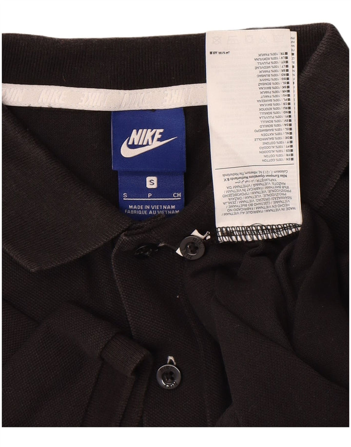 Polo NIKE Hombre Pequeño Algodón Negro