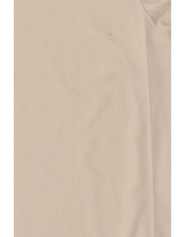 Camiseta Nike Dri Fit para hombre Top medio poliéster blanco