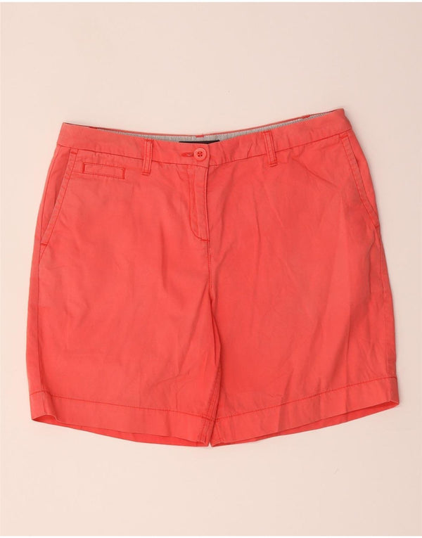 Marks & Spencer Pantalones cortos chinos para mujer UK 12 Medium W32 Algodón rosa