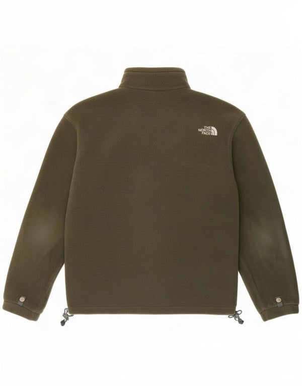 The North Face Chaqueta polar con forro para hombre UK 36 Small Caqui Poliéster