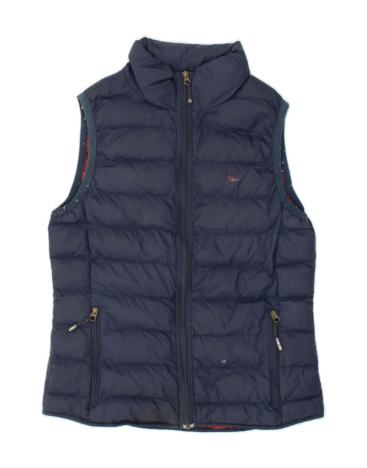 JACK WILLS Boys Padded Gilet 9-10 Years Navy Blue Nylon Vintage Jack Wills and Second-Hand Jack Wills from Messina Hembry 