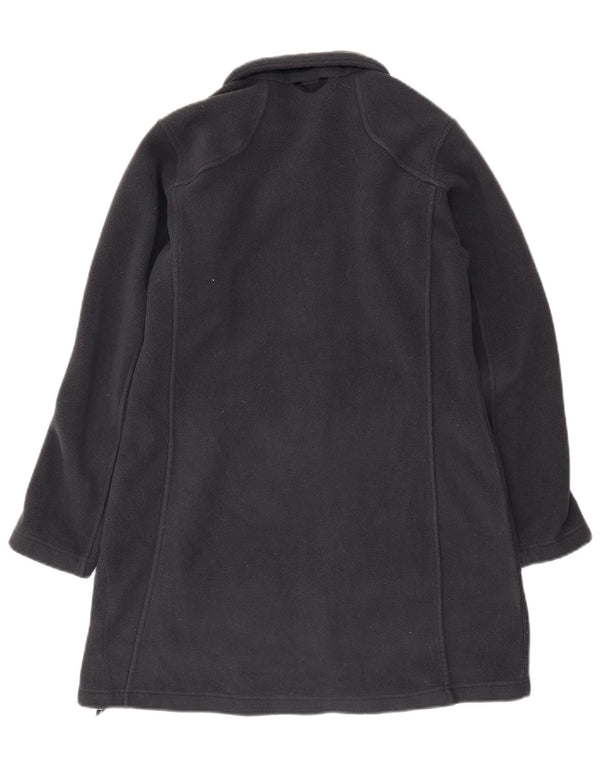 JACK WOLFSKIN Abrigo cortavientos de forro polar para mujer Reino Unido 40 Grande Azul marino