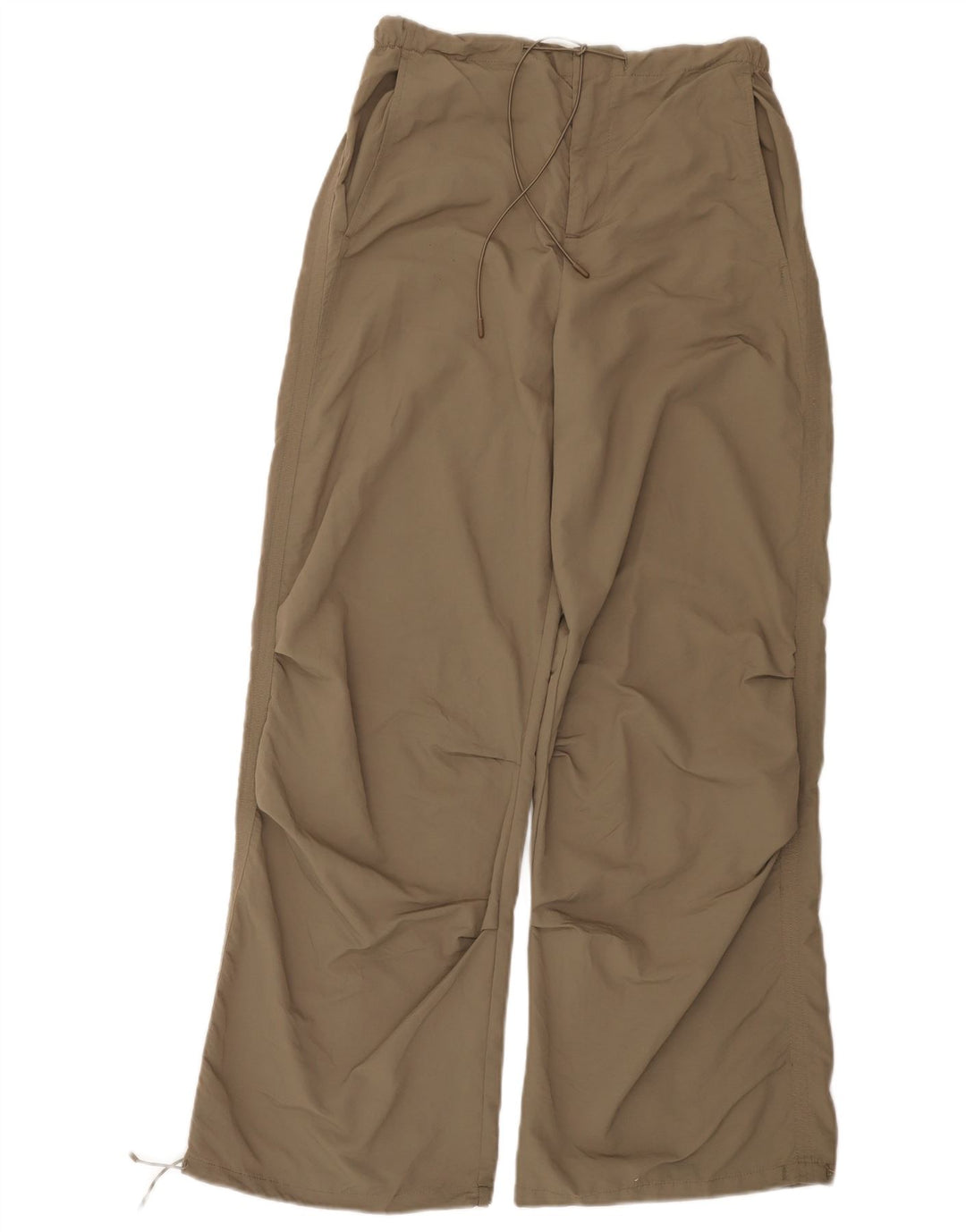 Zara Mujer Pantalón Chándal UK 40 Small Marrón Poliamida