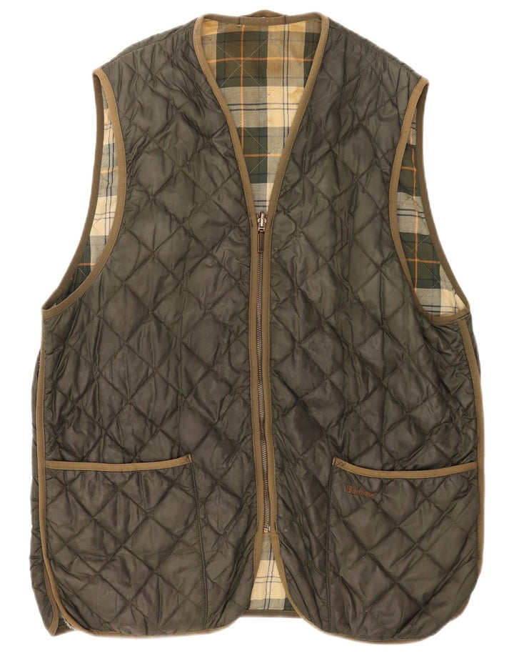 Chaleco acolchado Barbour para hombre Reino Unido 44 Grande Caqui