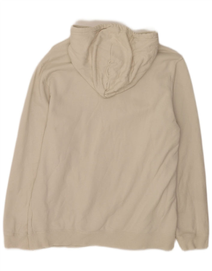 Converse Hombre Sudadera Con Capucha Gráfica Jersey De Algodón Blanco Mediano