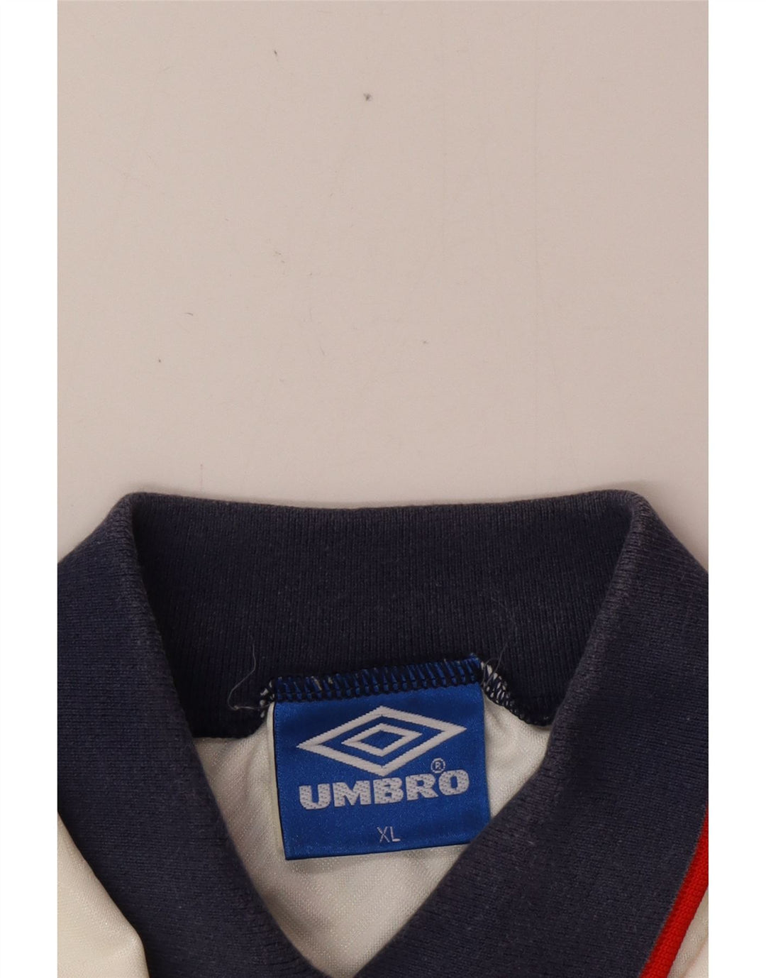 UMBRO Polo gráfico de local de Inglaterra 1993-1994 para hombre XL Blanco Poliéster
