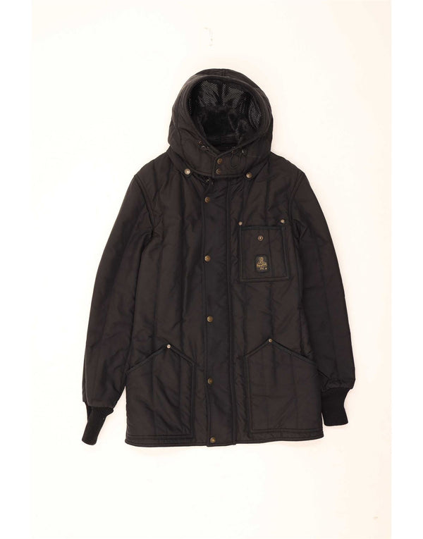 Refrigiwear Chaqueta acolchada con capucha Cruz para hombre UK 36 Small Black Polyamide