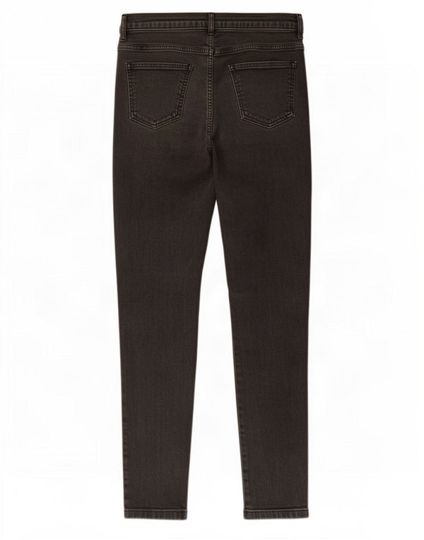Marks & Spencer Vaqueros pitillo para mujer UK 14 Medium W30 L26 Algodón negro