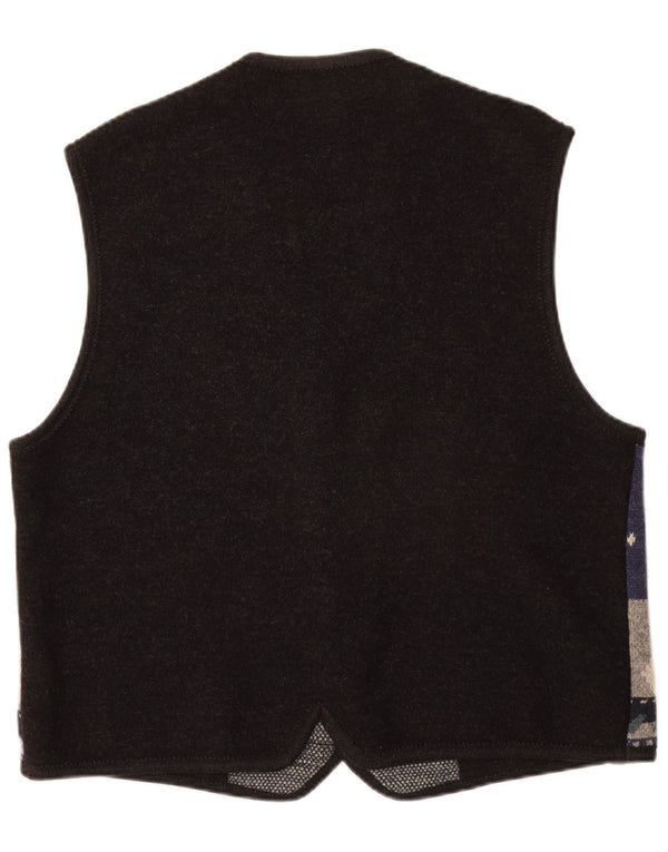 GIESSWEIN Chaleco para hombre UK 48 Mediano Lana geométrica multicolor