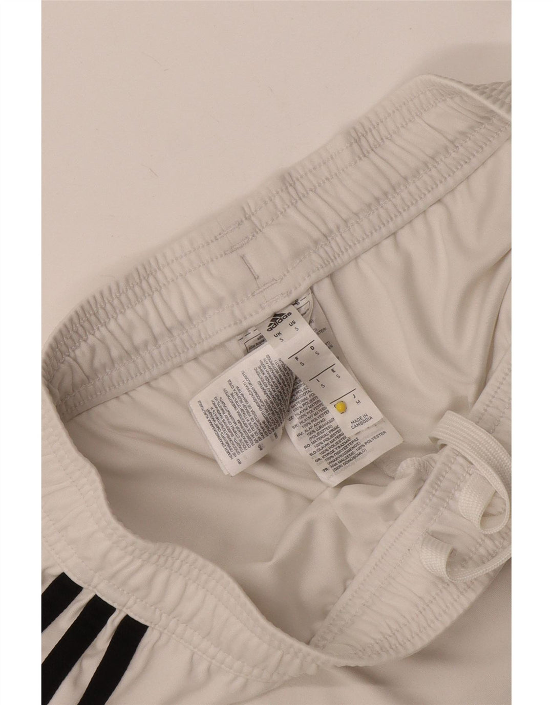 Adidas Mens Juventus Sport Shorts Pequeño Blanco Poliéster