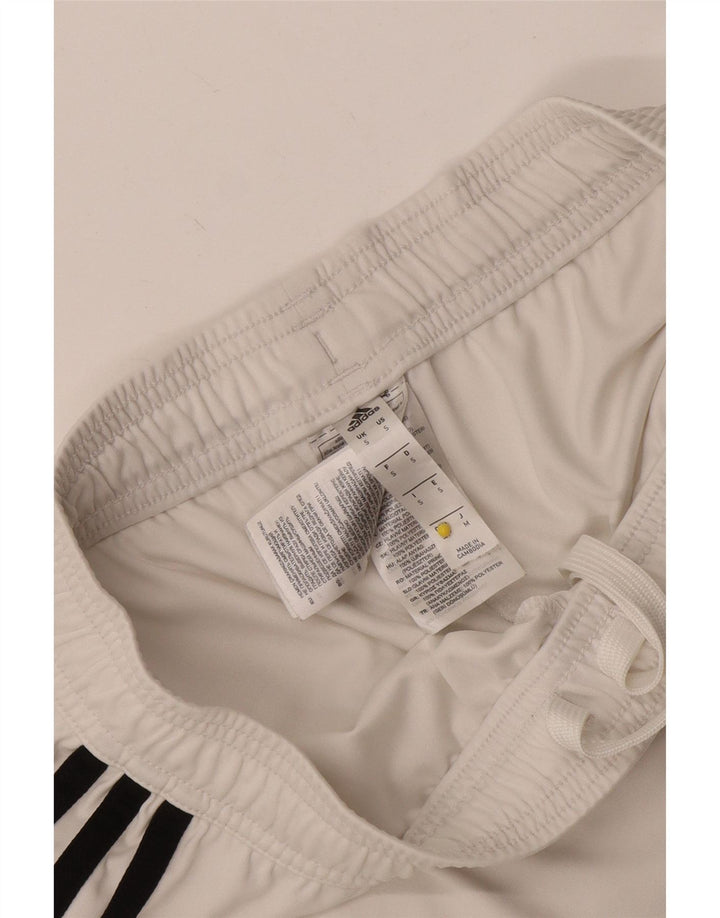 Adidas Mens Juventus Sport Shorts Pequeño Blanco Poliéster