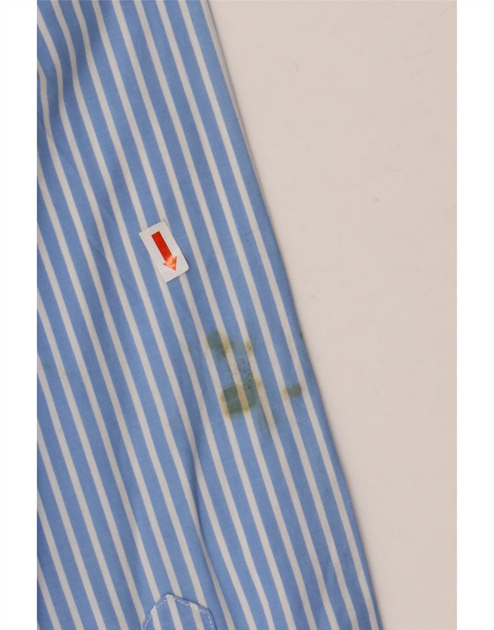 Camisa TOMMY HILFIGER Hombre Algodón Rayas Azul Medio