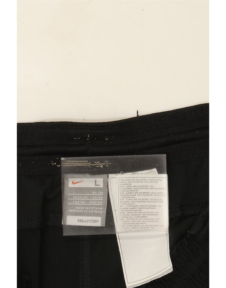 Nike - Pantalones cortos deportivos para hombre (talla grande), color negro, poliéster