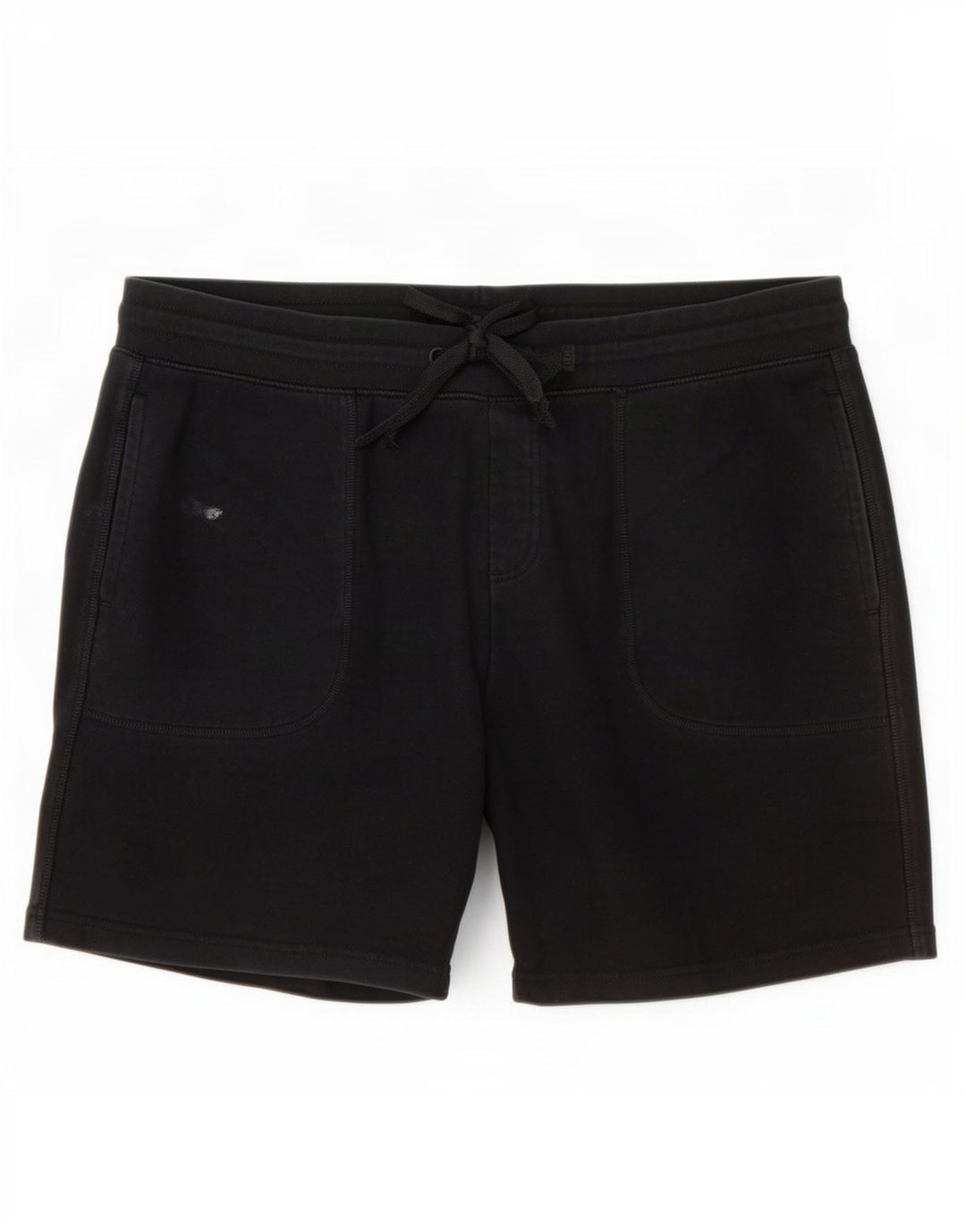 Marks & Spencer Pantalones cortos deportivos para hombre, tamaño grande, algodón negro