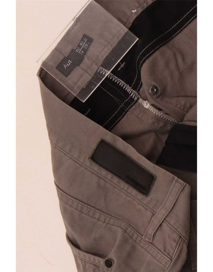 Marks & Spencer Pantalones Cortos Rectos Autograph para Hombre W40 L25 Gris