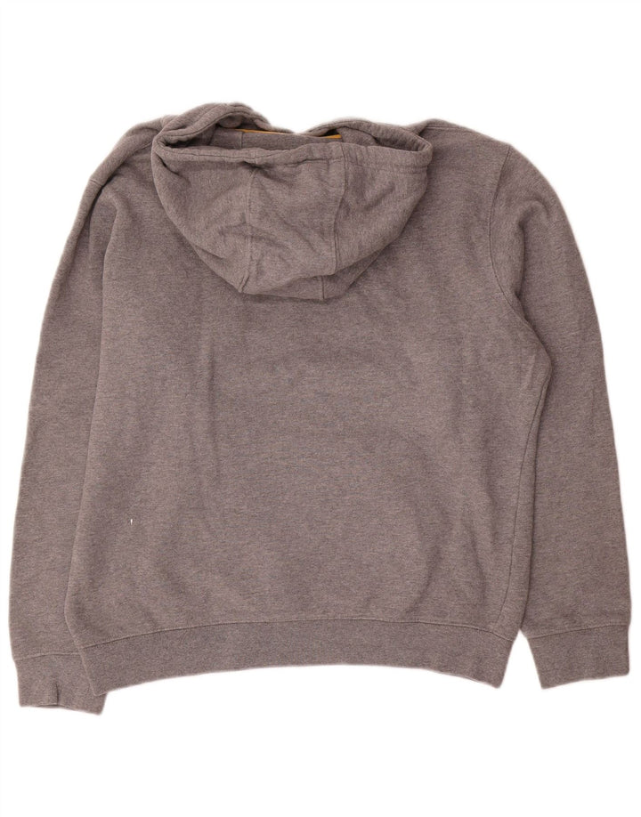 CAT - Sudadera con capucha para hombre, diseño gráfico, algodón gris grande