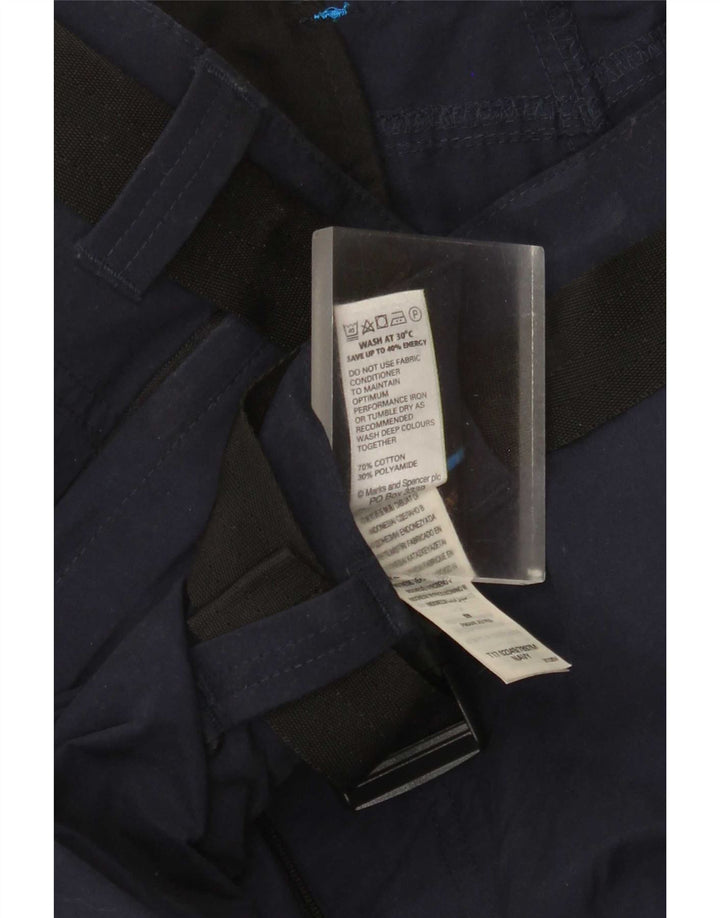 Marks & Spencer Pantalones cortos tipo cargo para hombre W40 XL Algodón azul marino