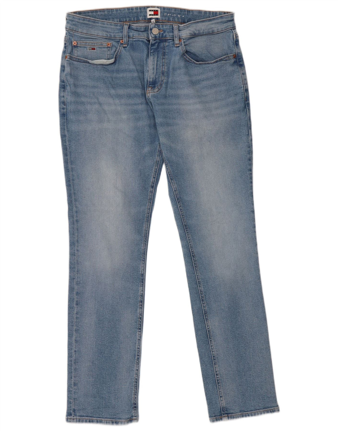Tommy Hilfiger Vaqueros ajustados para hombre W33 L32 Algodón azul