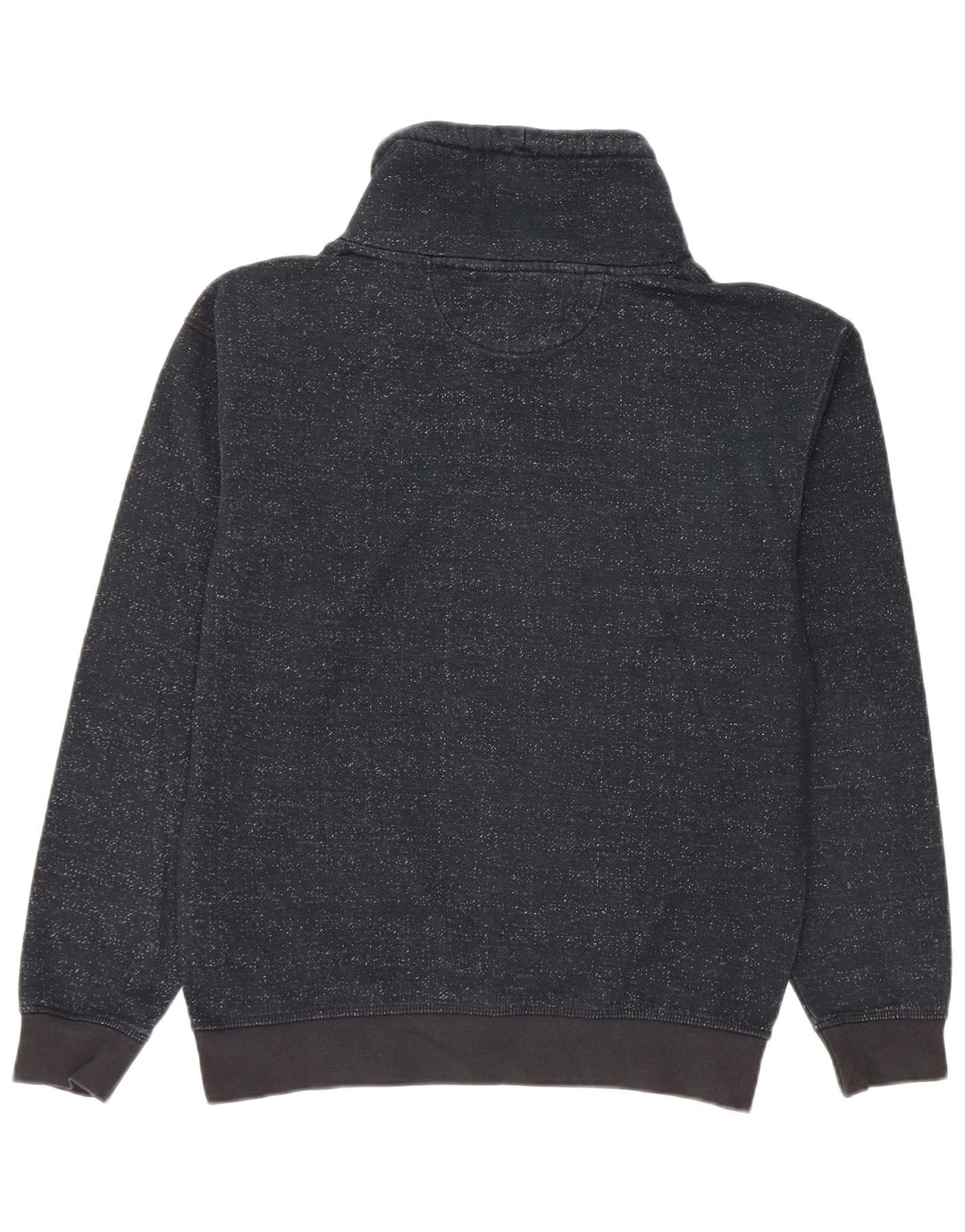 Zara Hombre Sudadera Jumper Small Azul Marino Moteado Algodón