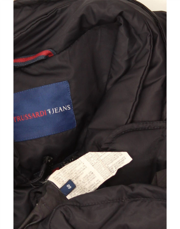 TRUSSARDI JEANS Chaqueta acolchada para hombre IT 60 5XL Azul marino