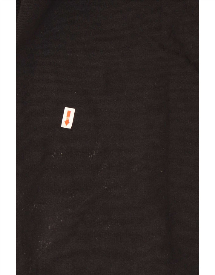 Adidas Hombre Sudadera Gráfica Jumper Medium Negro Algodón