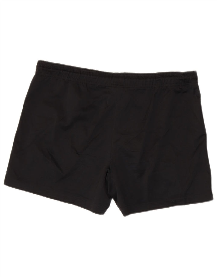 Adidas - Pantalones cortos deportivos para mujer, talla 40, poliéster negro grande