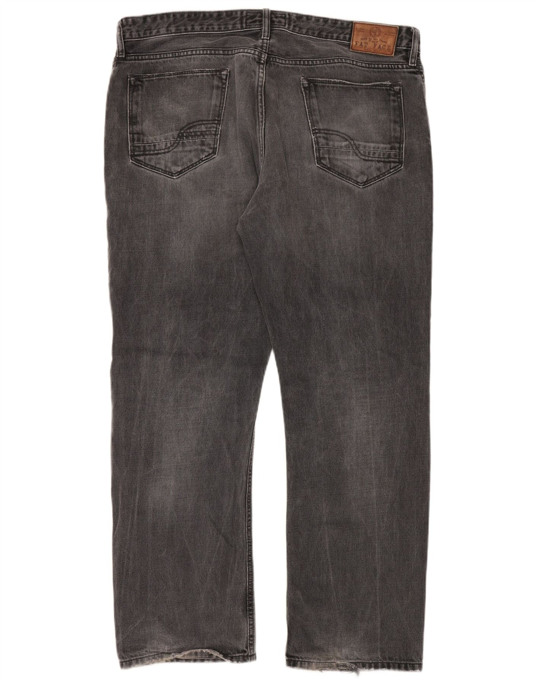 Vaqueros rectos para hombre Fat Face W38 L30 Algodón gris