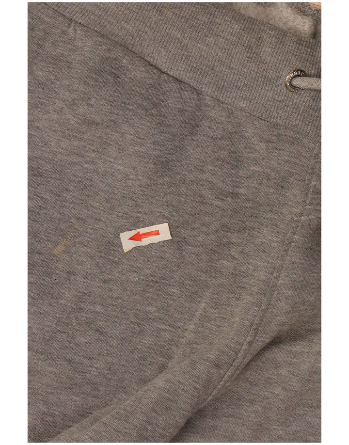 Ellesse Hombre Pantalones De Chándal Gráfico Joggers De Algodón Moteado Gris Medio