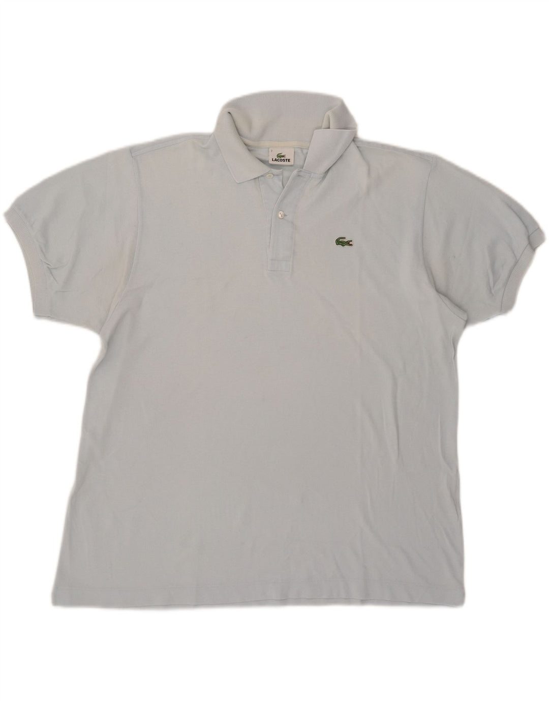Polo Lacoste para hombre talla 7 2XL algodón azul