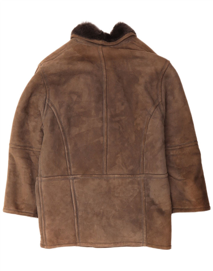 CONBIPEL Chaqueta de piel de oveja para hombre IT 48 Marrón medio