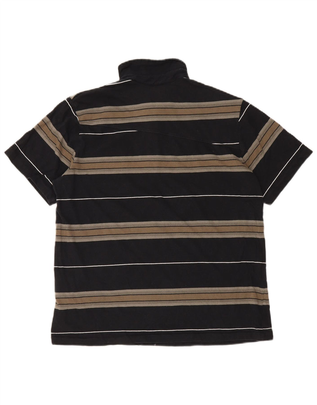 VOLCOM Polo Hombre Algodón Rayas Negro Mediano