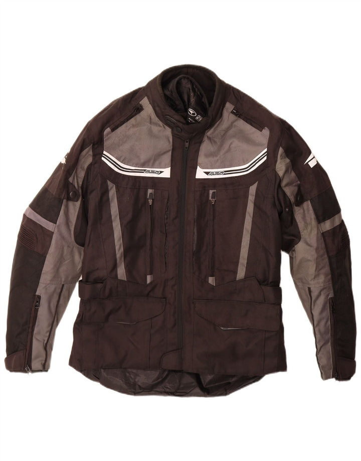 AXO Mens Motorstyle Racer Jacket UK 38 Medium Negro Colorblock Poliéster