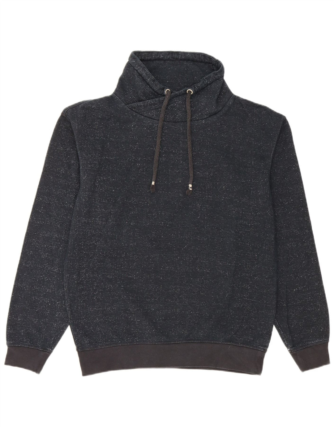 Zara Hombre Sudadera Jumper Small Azul Marino Moteado Algodón