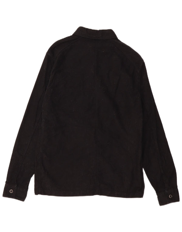 Camisa All Saints Hombre Pequeña Algodón Negro