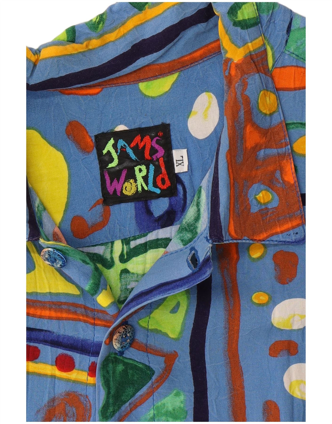 JAMS WORLD Camisa Manga Corta Hombre XL Multicolor Floral