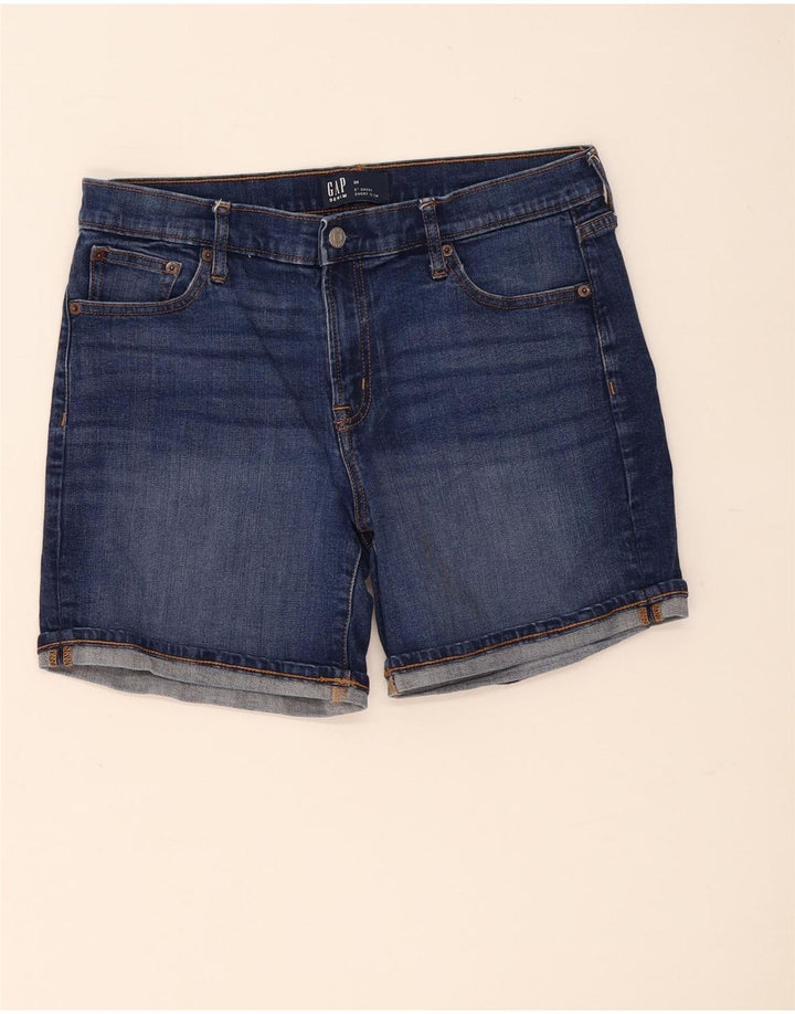 Shorts Vaqueros Gap Mujer W30 Algodón Azul Medio