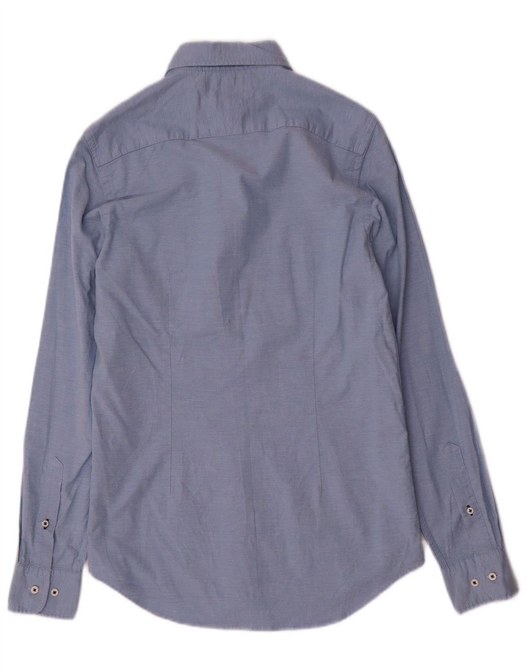 Camisa Tommy Hilfiger Hombre Slim Fit Algodón Azul Pequeño