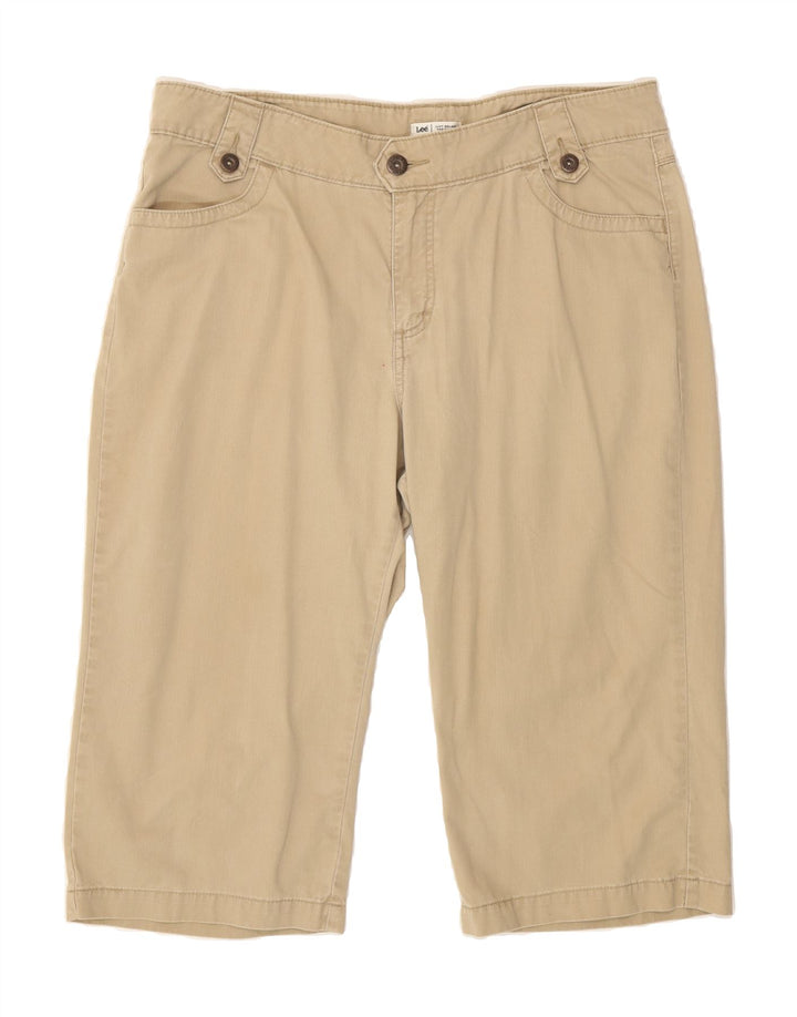 LEE Womens Bermuda Shorts W38 2XL  Beige Cotton Vintage Lee and Second-Hand Lee from Messina Hembry 