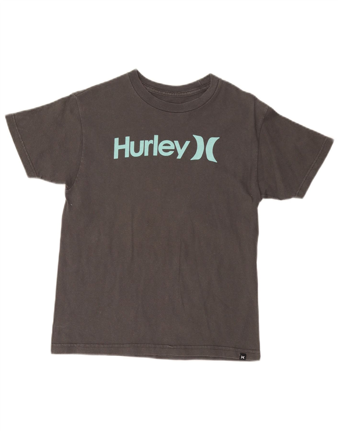 HURLEY Camiseta gráfica de ajuste clásico para mujer UK 48 Algodón gris medio