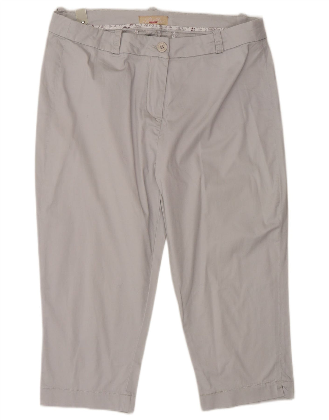 Pantalones Capri Mujer Carrera W34 L19 Gris