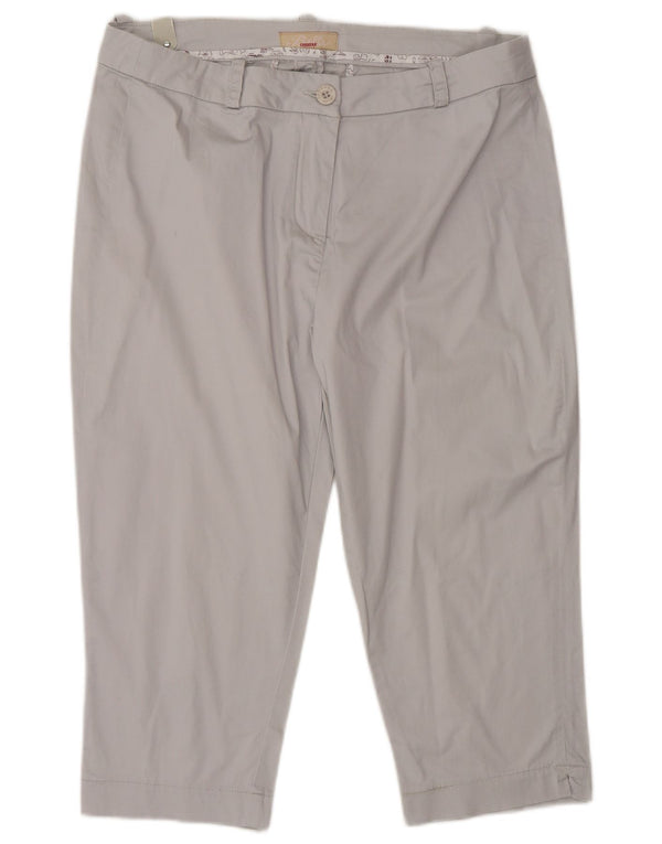 Pantalones Capri Mujer Carrera W34 L19 Gris