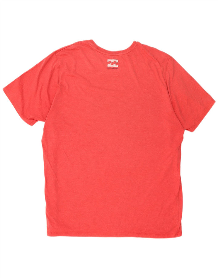 BILLABONG Camiseta gráfica para hombre Top XL Algodón rojo