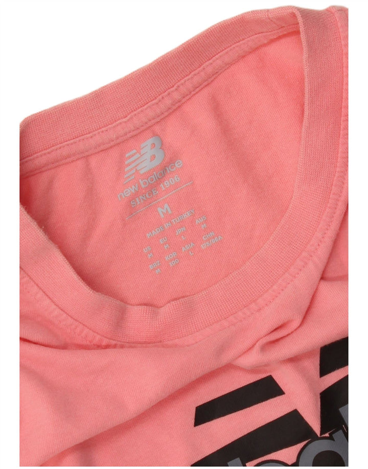 New Balance Hombre Camiseta Gráfica Top Medium Rosa