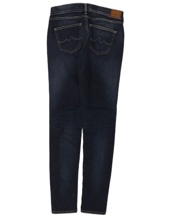 PEPE Jeans Mujer Slim Regular Skinny W27 L30 Azul Marino Algodón