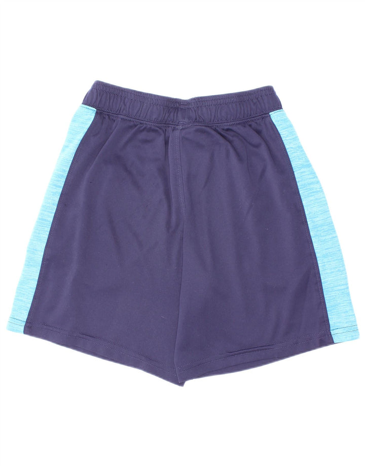 Under Armour Pantalones cortos deportivos para niño 5-6 años Azul marino Poliéster color block
