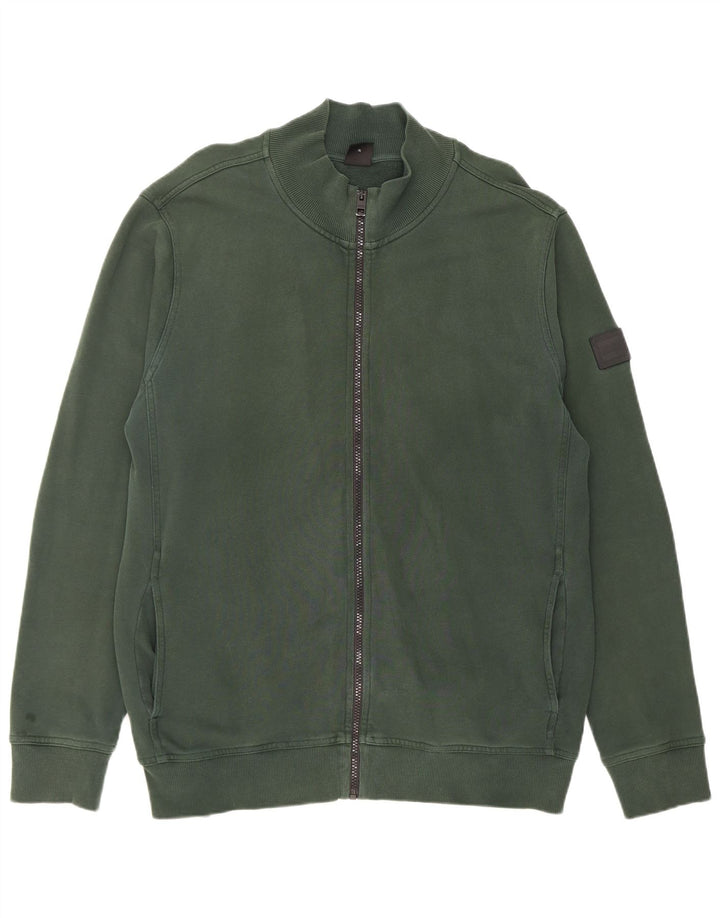 Hugo Boss Hombre Chándal Top Chaqueta XL Algodón Verde