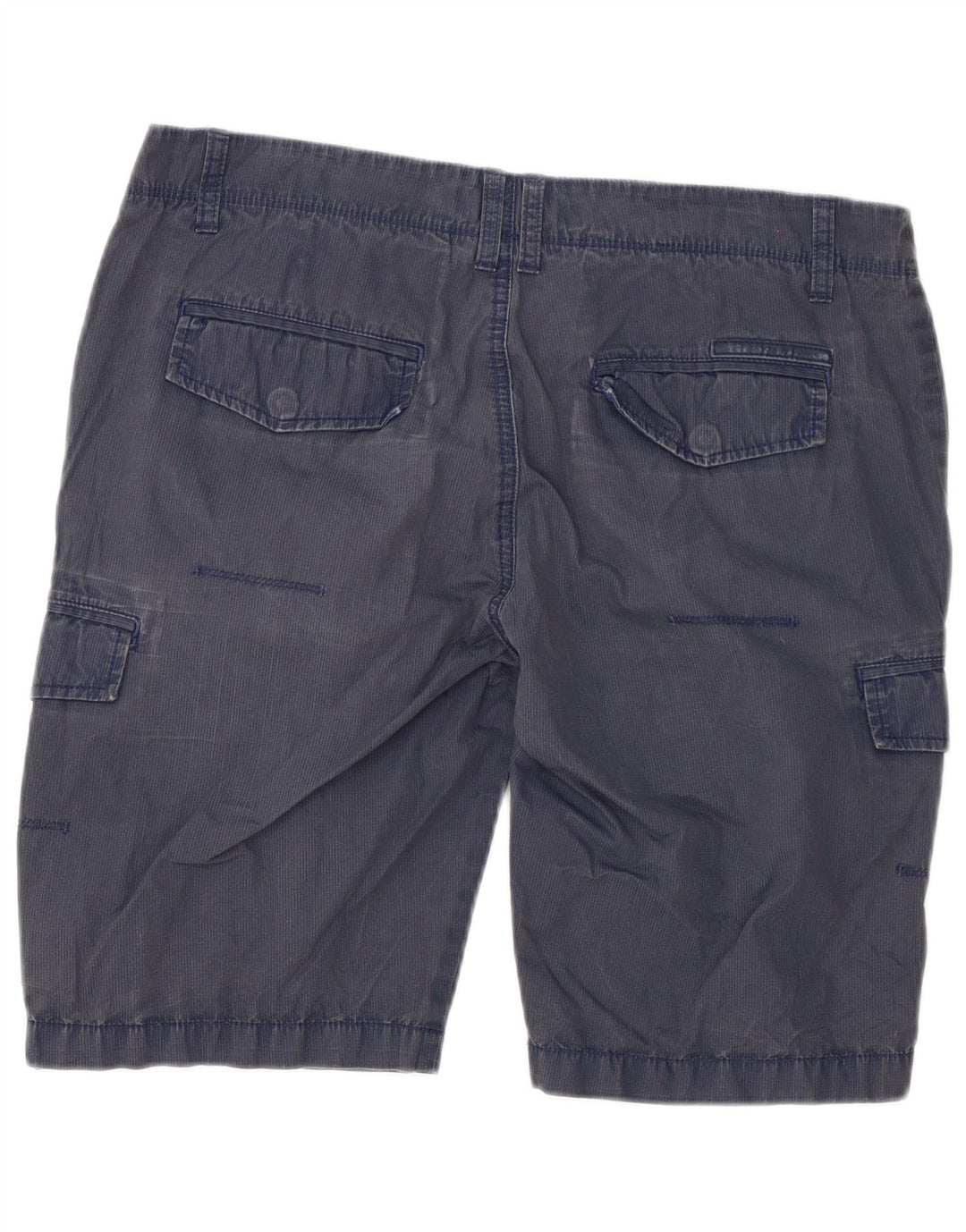 Shorts cargo Calvin Klein para hombre W33 Algodón a rayas azul marino mediano