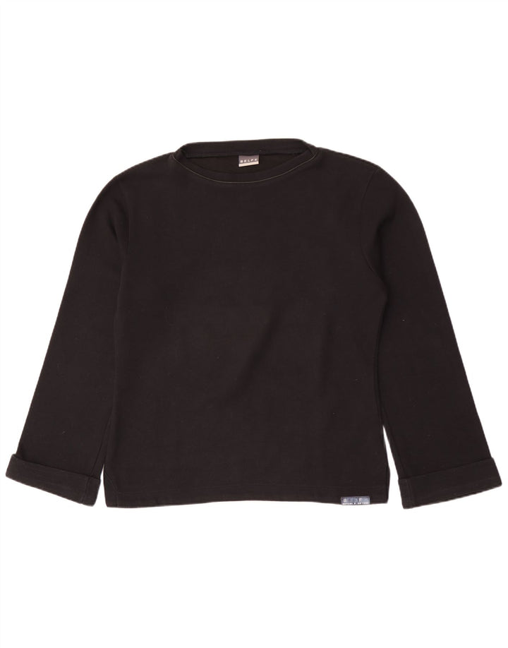 Belfe Top Mujer Manga Larga UK 40 Mediano Poliéster Negro